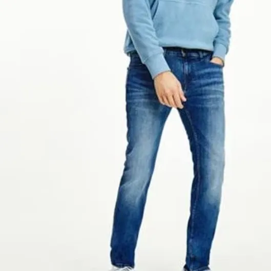 Faded Slim-Fit Denim Jeans