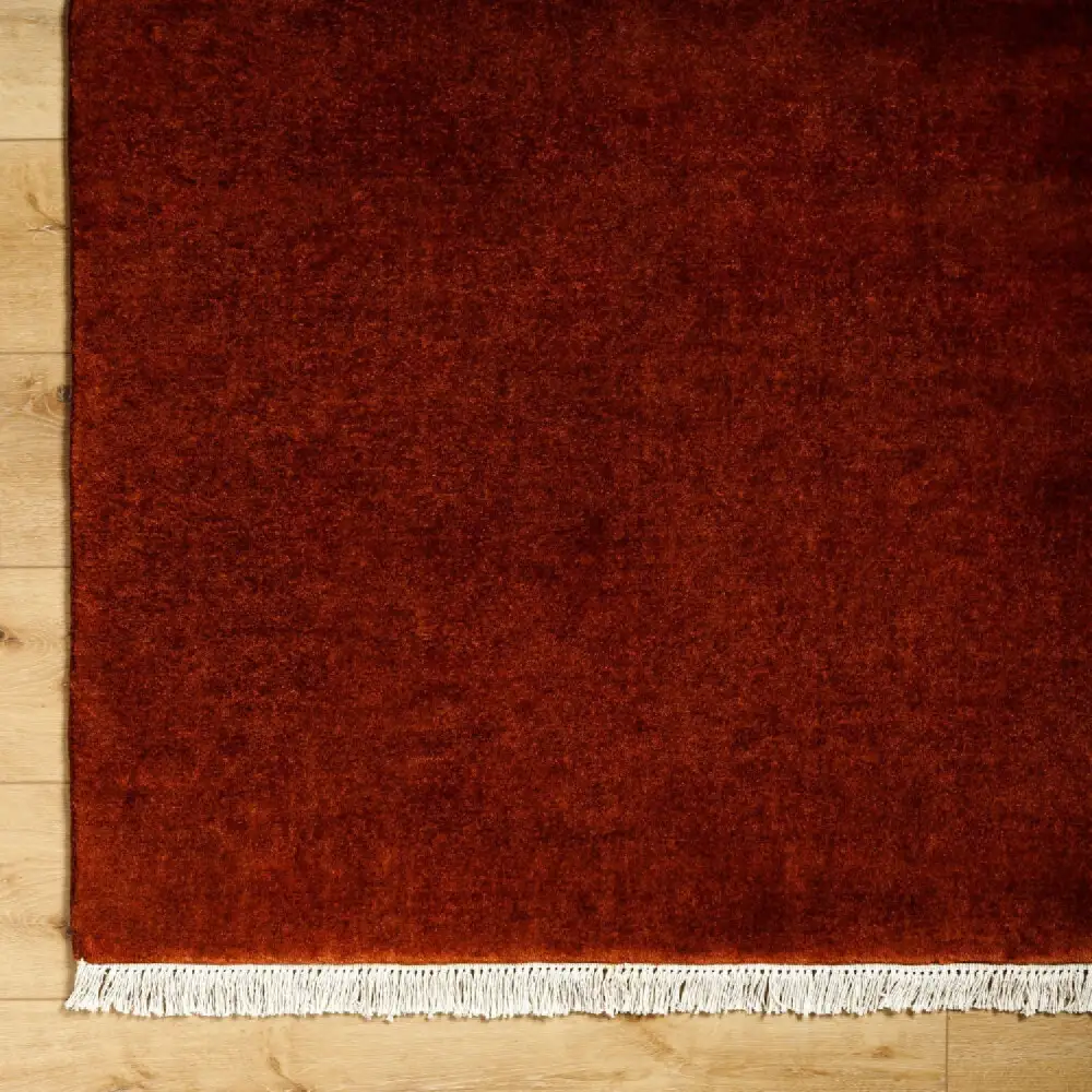 Hand-Loomed Wool Fringe Table Runner