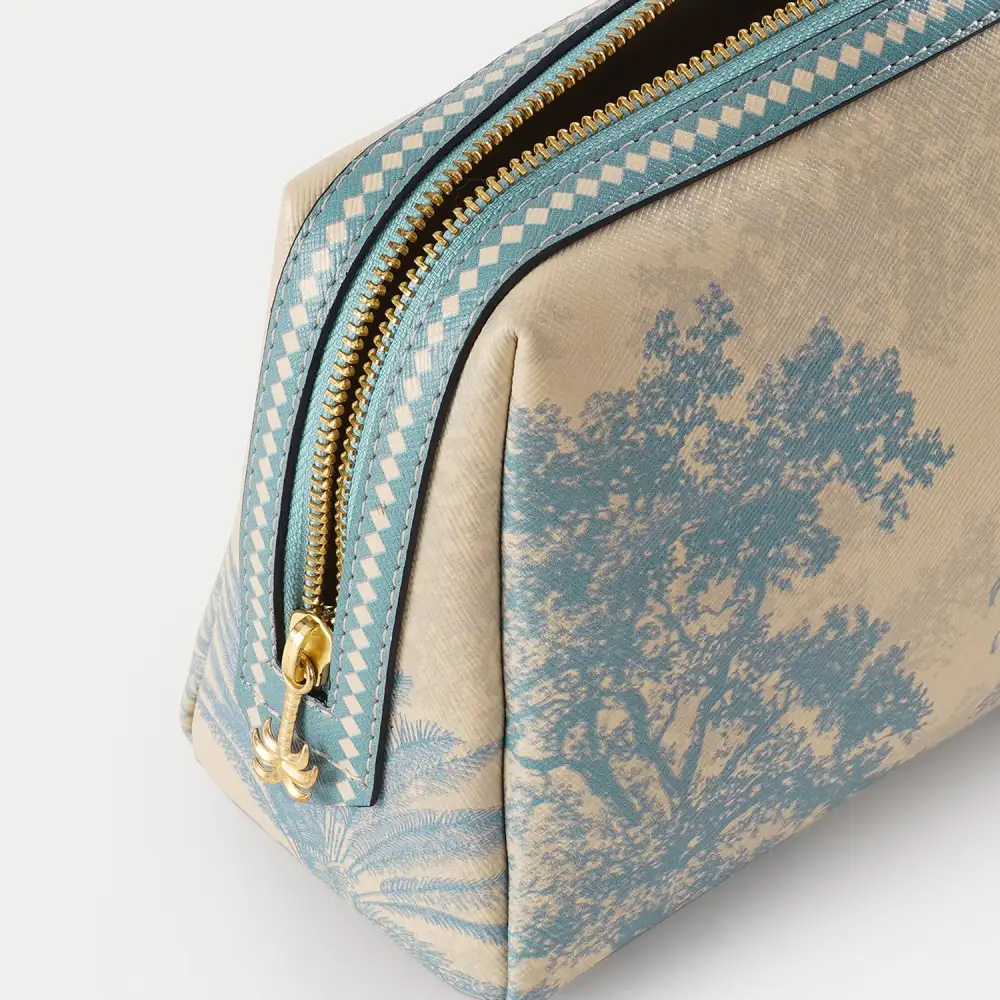 Blue Large Vanity Storage Pouch