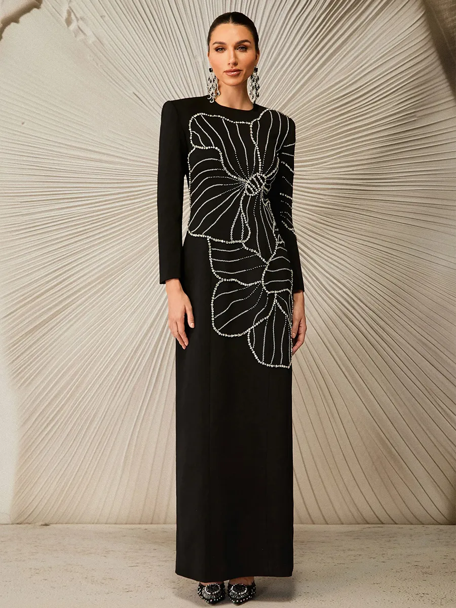 Aurelia Maxi Dress In Black