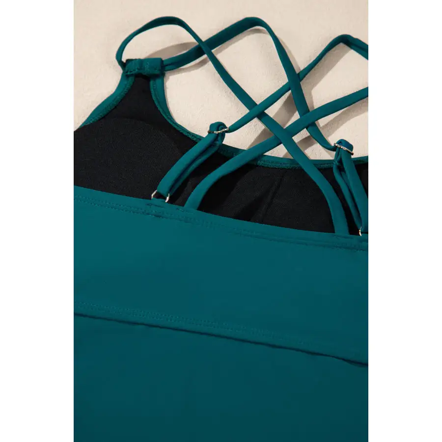 Women's Drawstring Tankini Set
