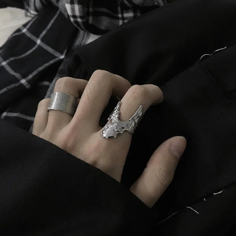 Melted Metal Texture Ring