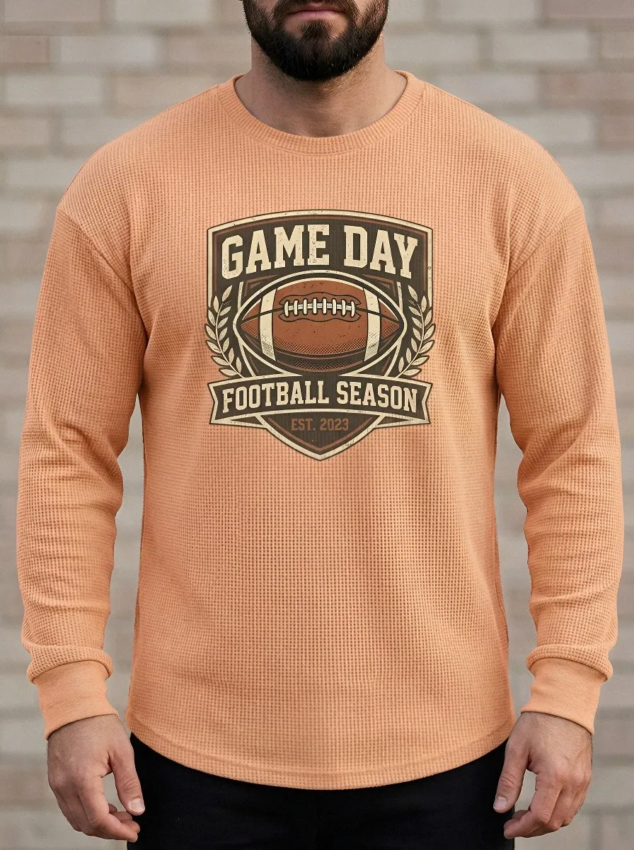 Football Graphic Casual T-Shirt