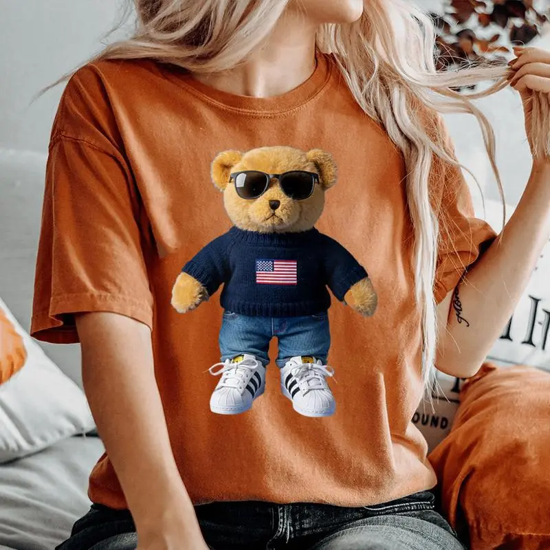 Cool Teddy Bear For Boys And Girls Women's Oversized Comfort T-Shirt