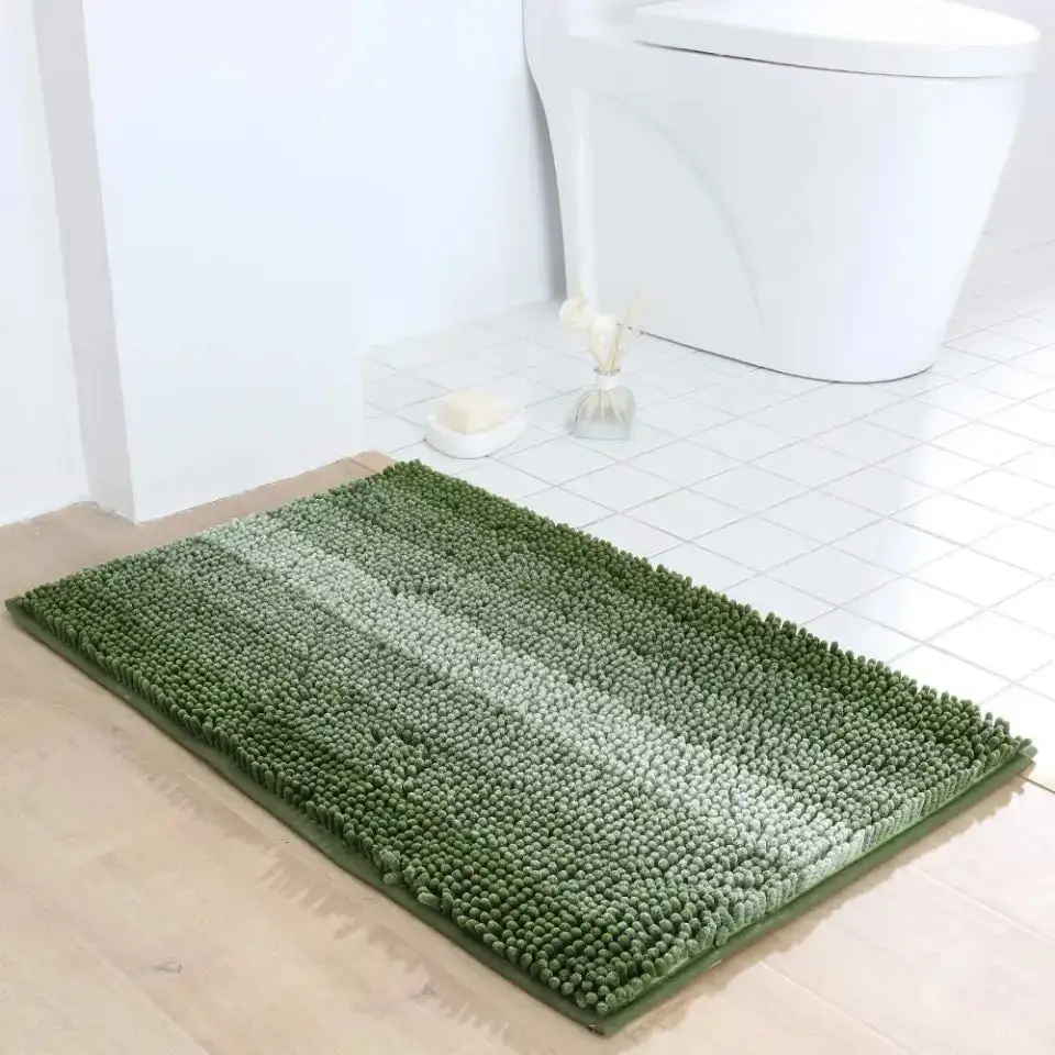 Gradient Stripe Bath Rug