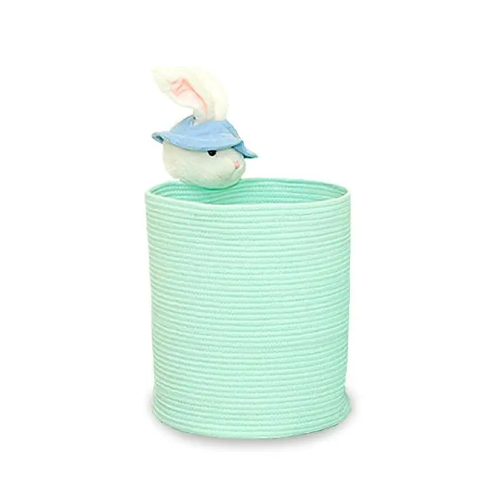 Refined Cotton  Laundry Basket
