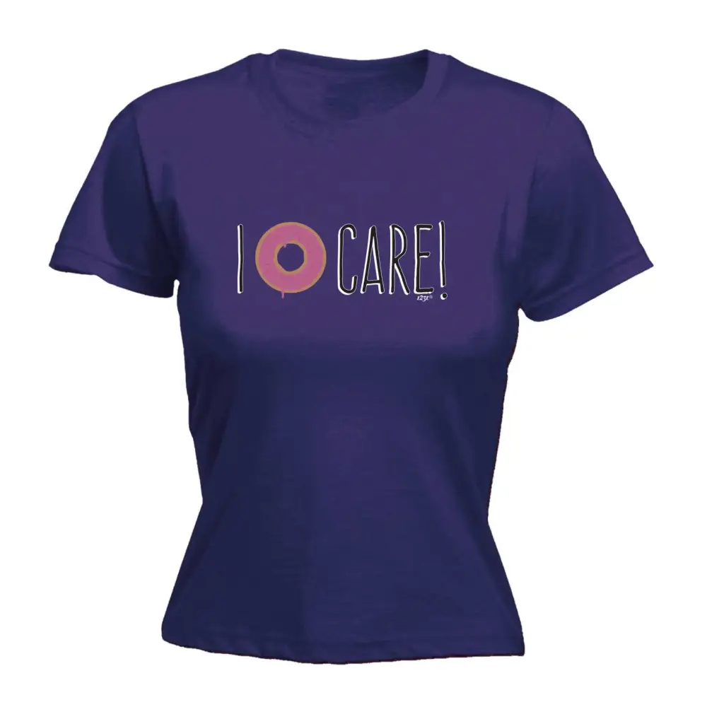 Donut Care Graphic Fitted Tee