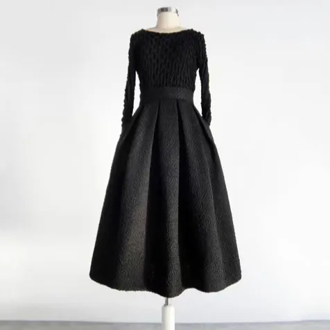 Practical Layering Everyday Casual Wool Skirt