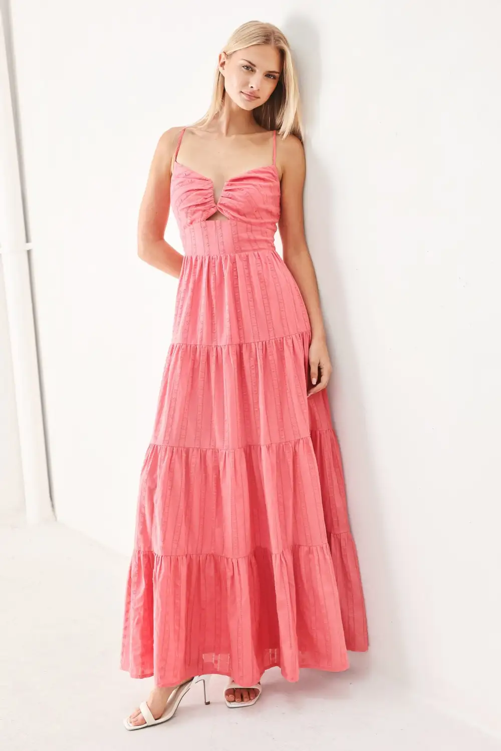 Smocked Cotton Maxi Dress