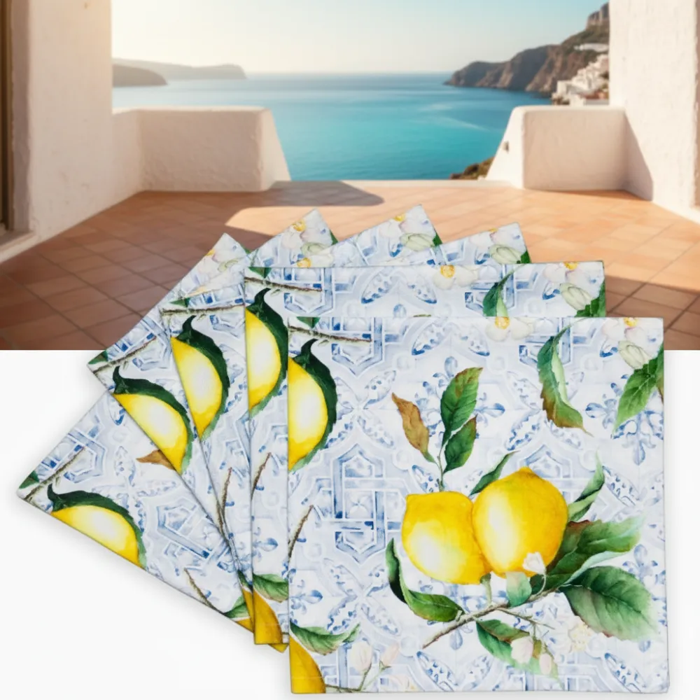 Citrus Cotton Napkin Set
