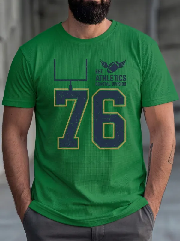 Men's Gridiron Coastal Winged Ball T-Shirt