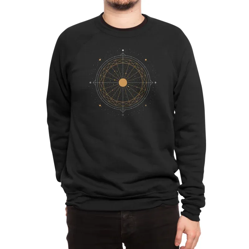 Geometric Celestial Compass Sweatshirt