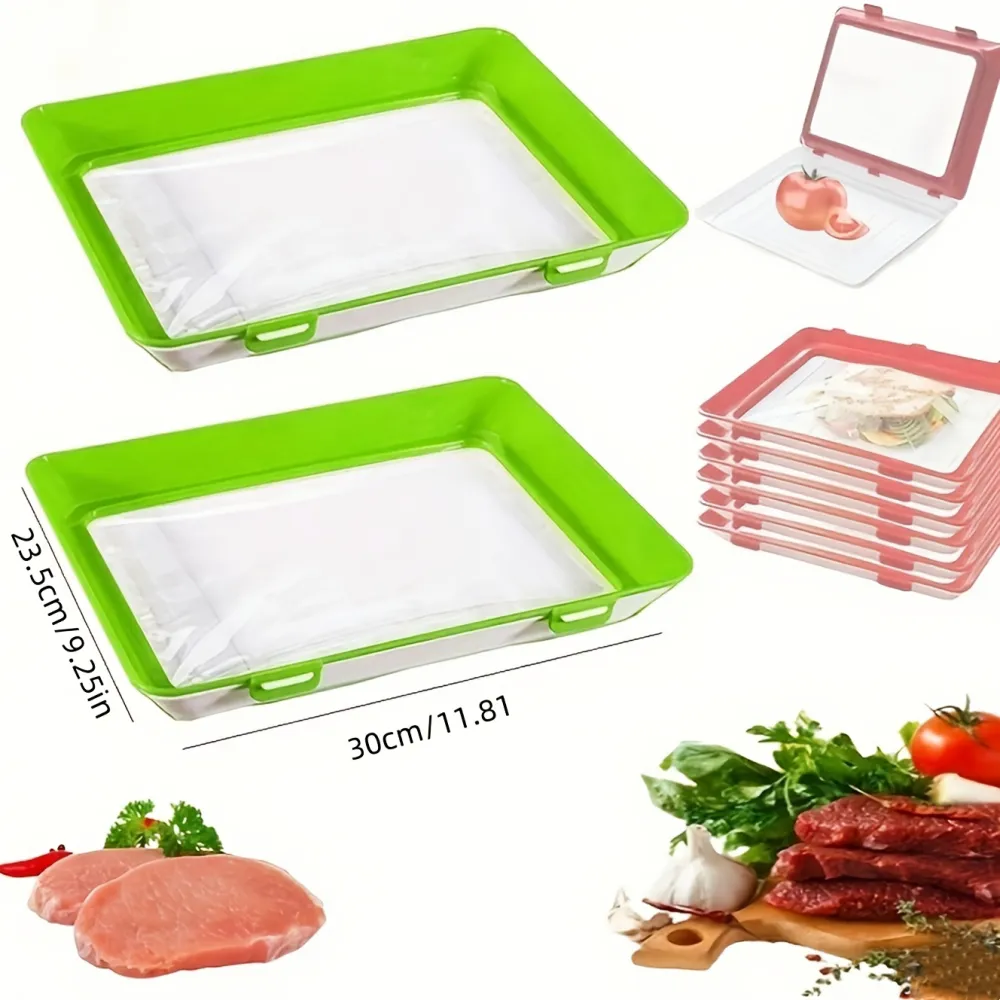 Durable Multi-Piece Defrosting Tray, Kitchen Essential for Efficient Meat and Vegetable Thawing