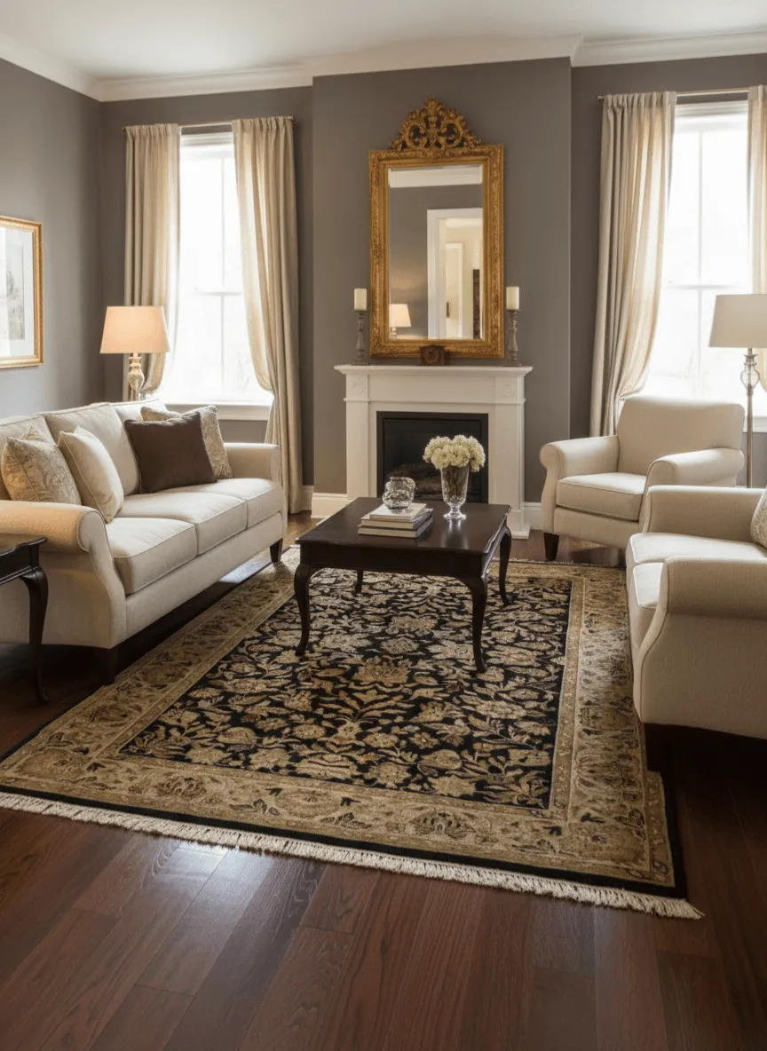 Artisan Hand Knotted Textured Traditional Wool Area Rug
