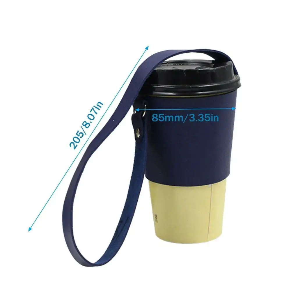 Faux Leather Drinkware Set