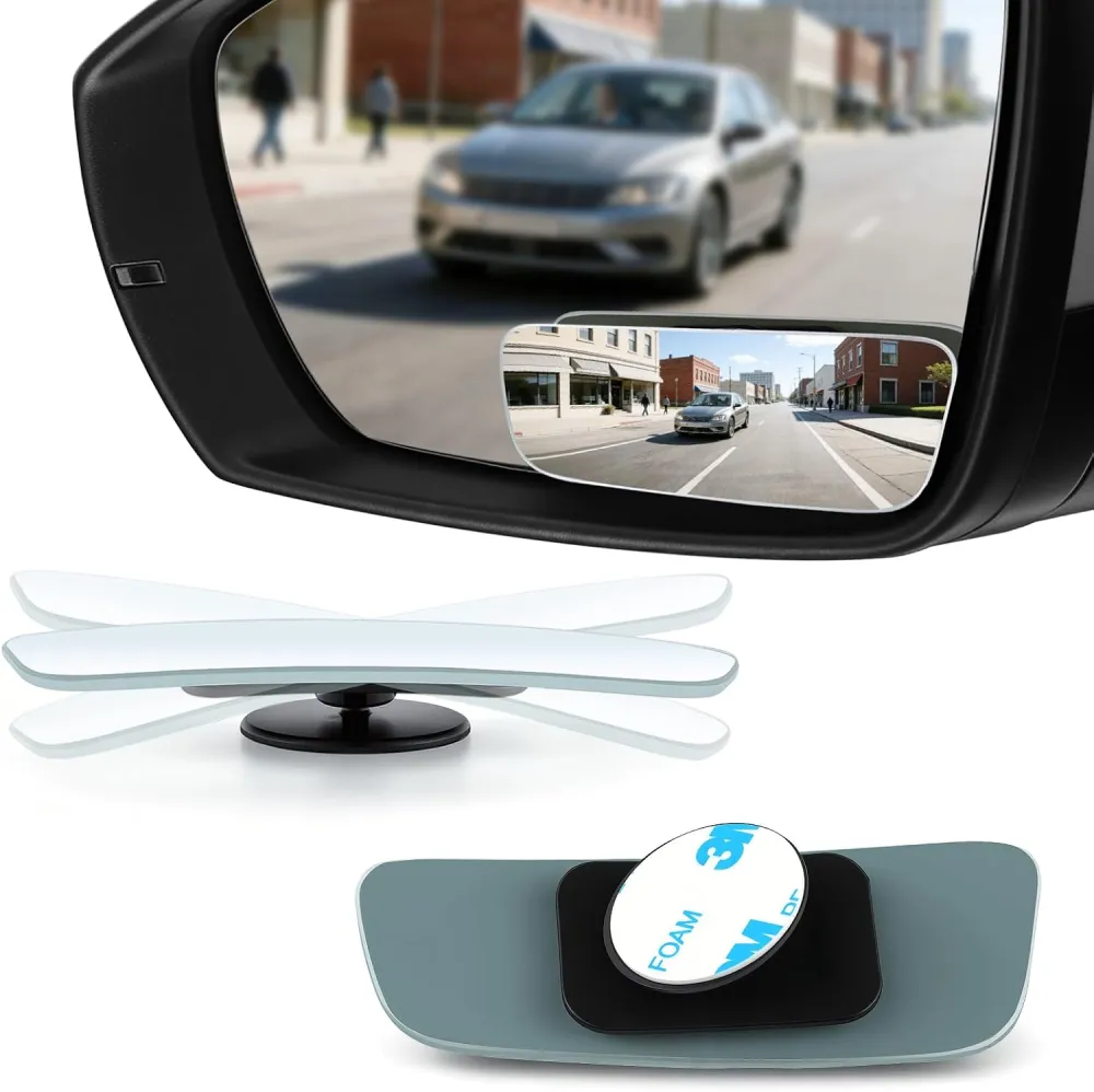 Frameless Blind Spot Mirror Set