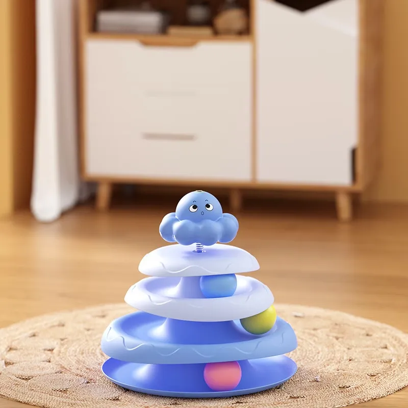 Multi-Layer Cat Play Tower