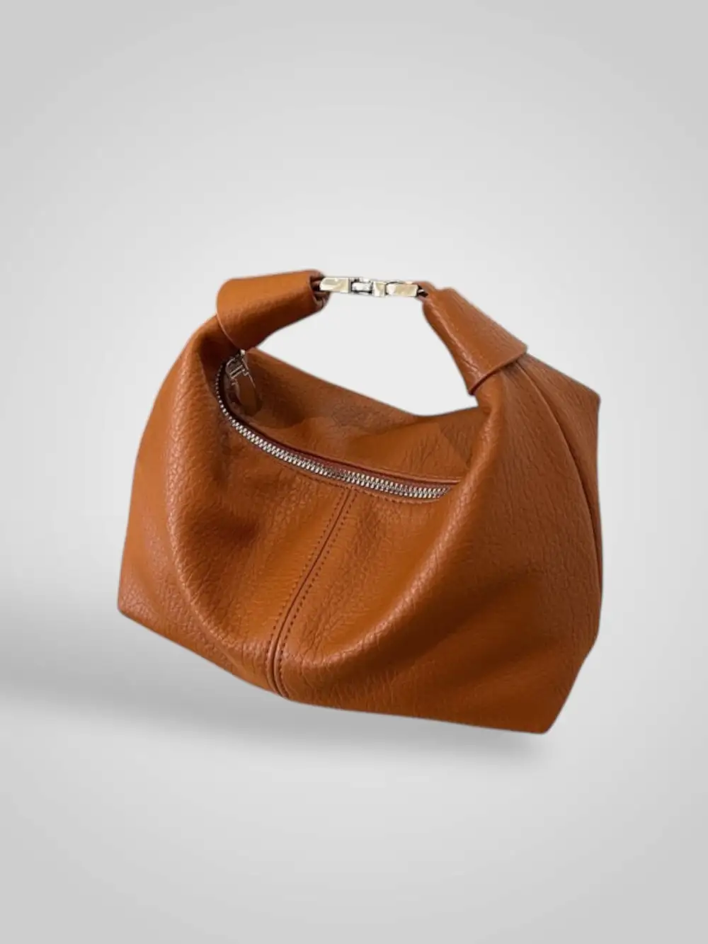 Crescent Suede Handbag