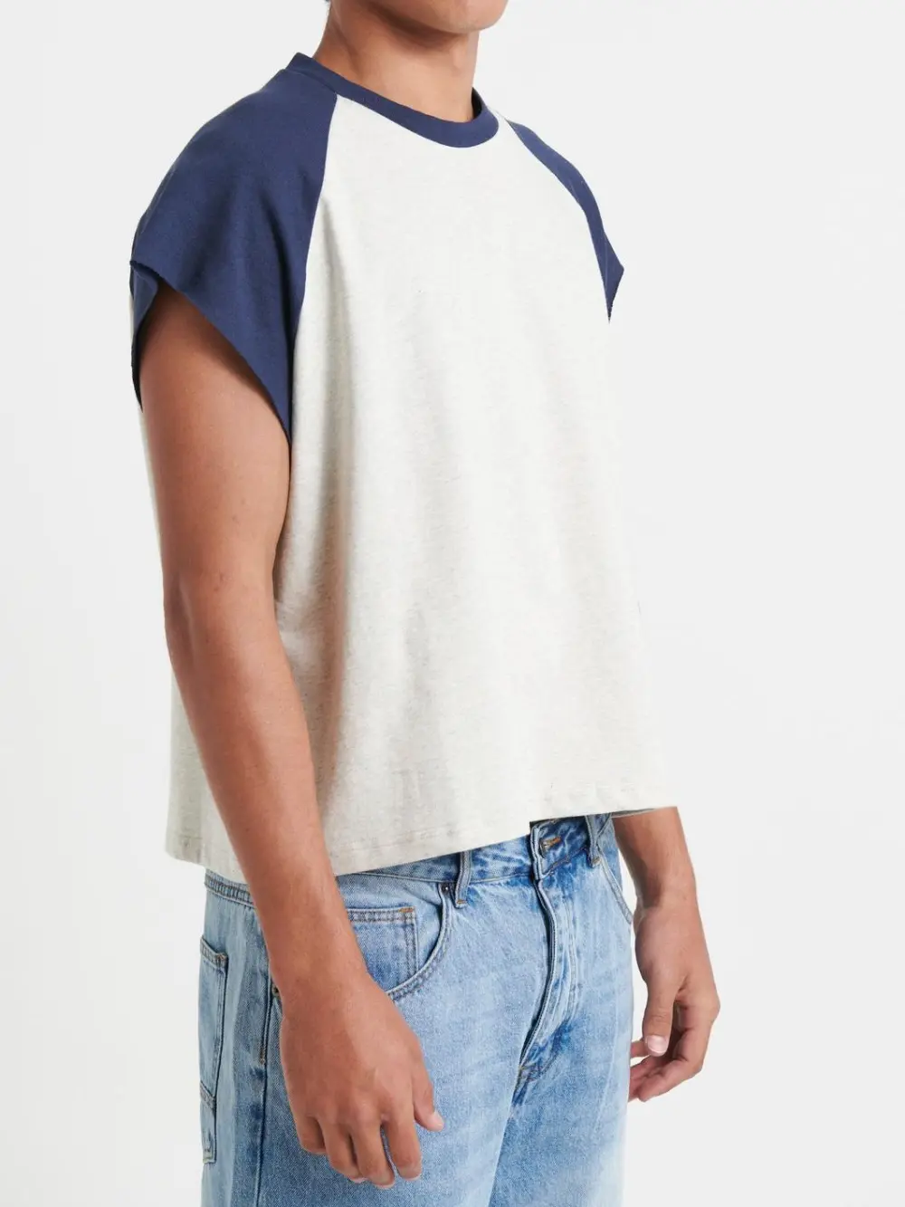 Comfortable And Soft Versatile Navy Blue Vest