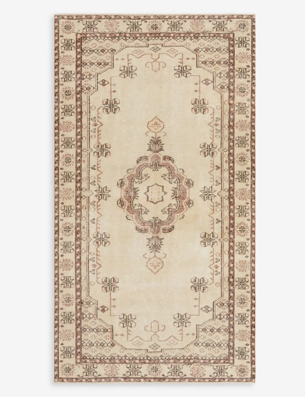 Warm Rich Turkish Inspired Hand Knotted Wool Area Rug