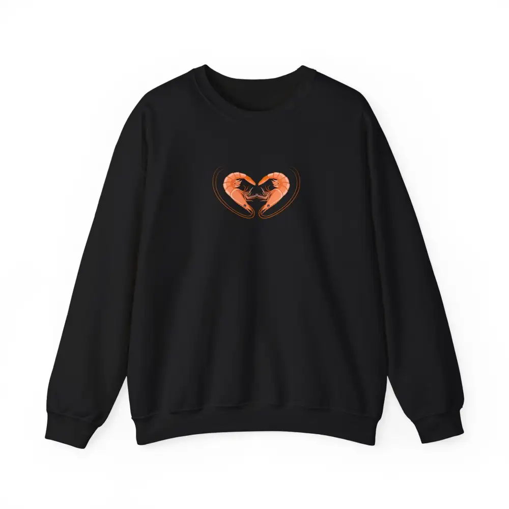 Shrimp Heart Graphic Crewneck Sweatshirt