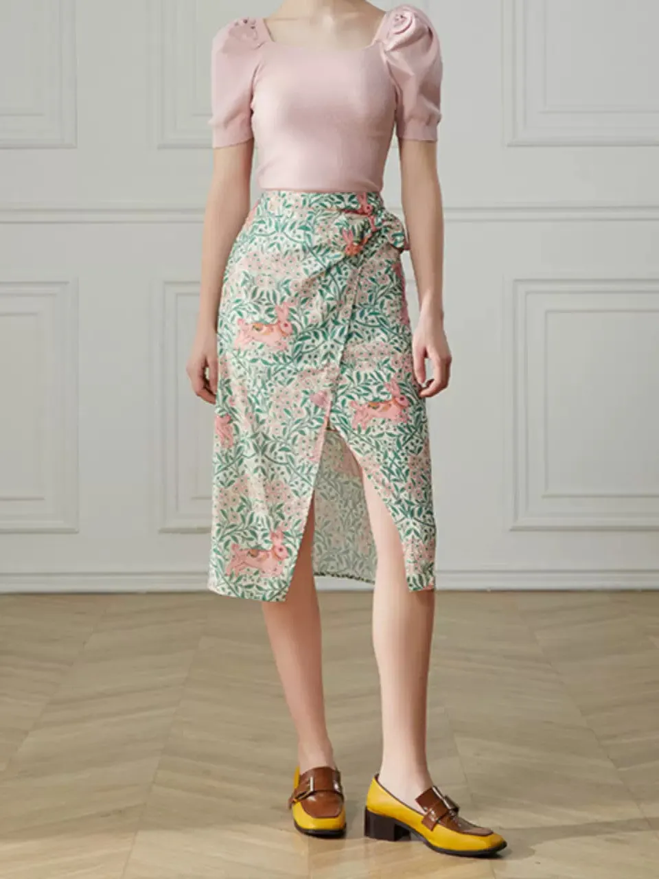 Gentle Festival Everyday Casual Floral Skirt