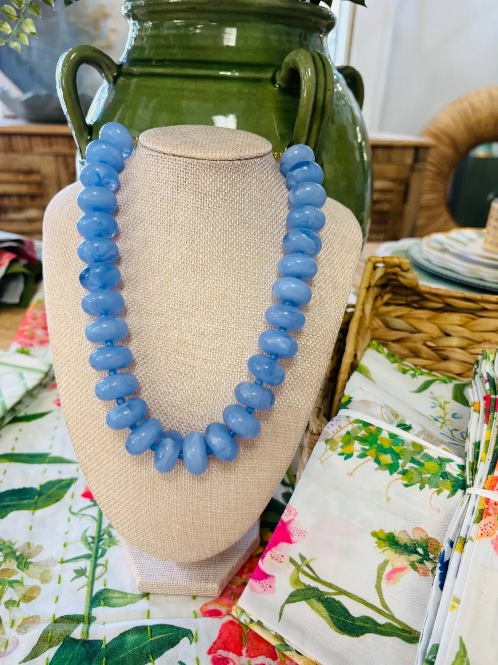 Beaded Candy Statement Necklace