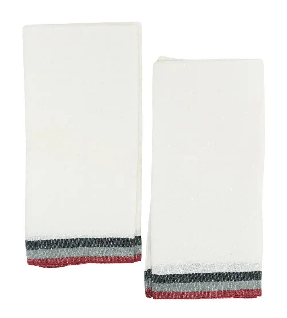 Botanical Stripe Tea Towel Set
