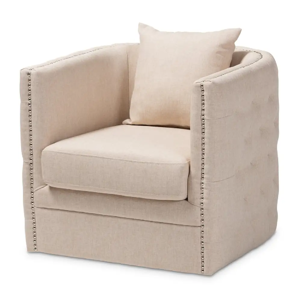 Tufted Swivel Chair
