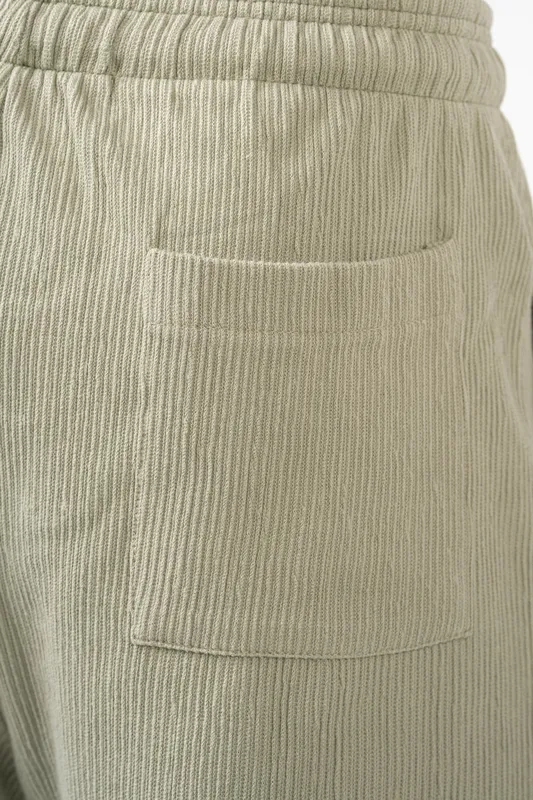 Mint Green Everyday Textured Pull On Shorts