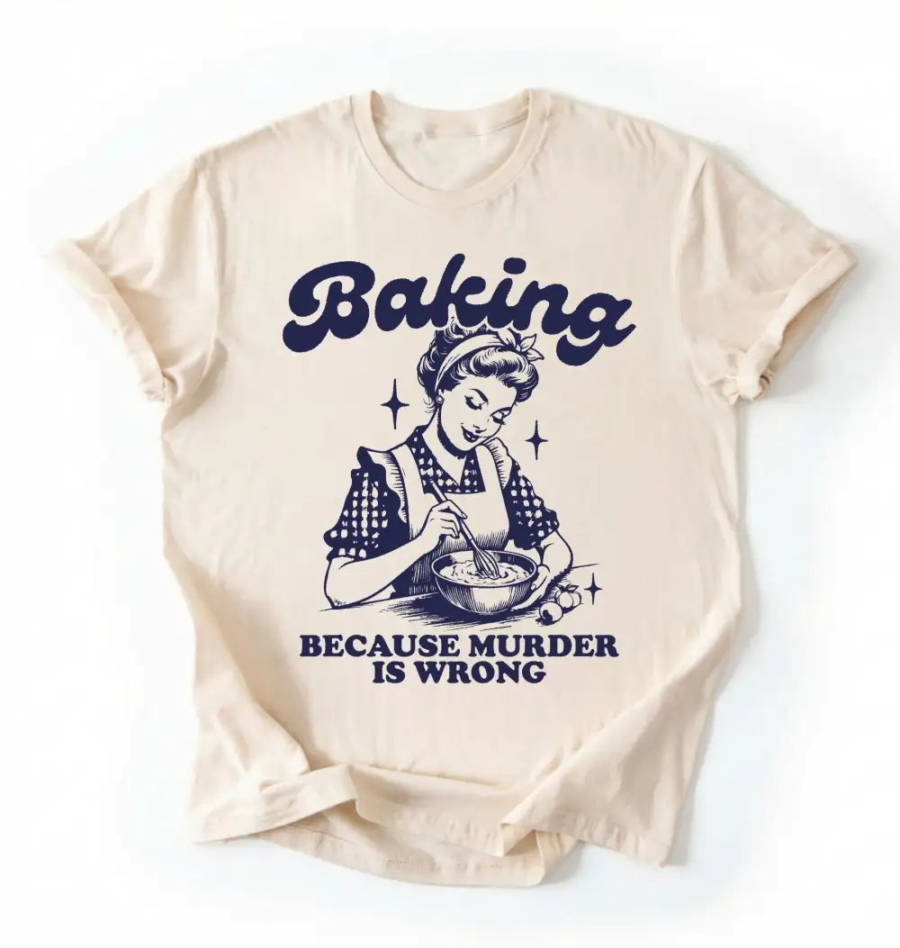 Baking Mood Graphic Cotton Tee