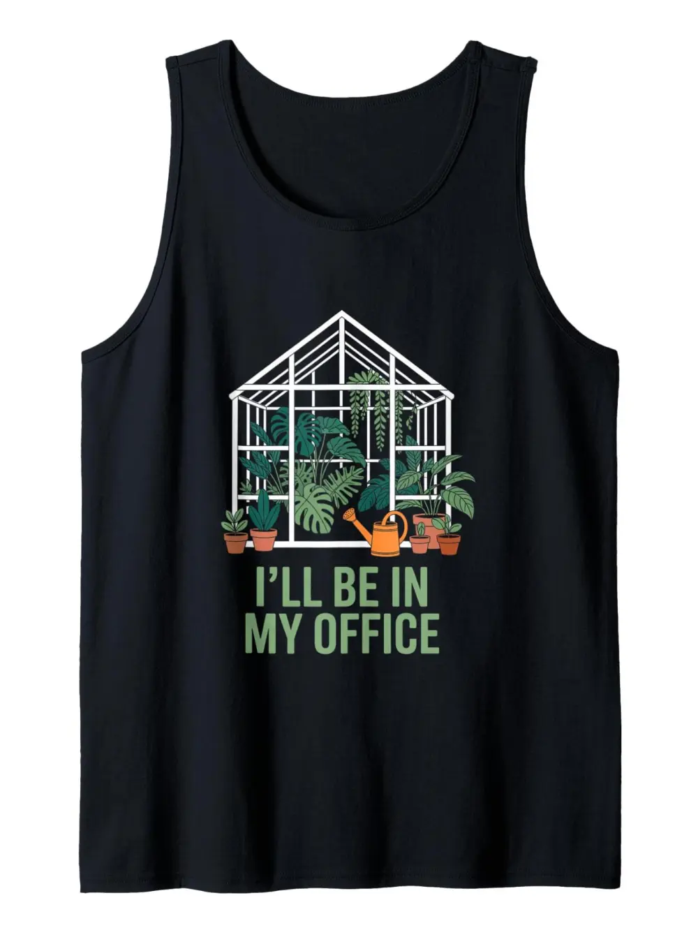 Botanical Plant Print Tank Top