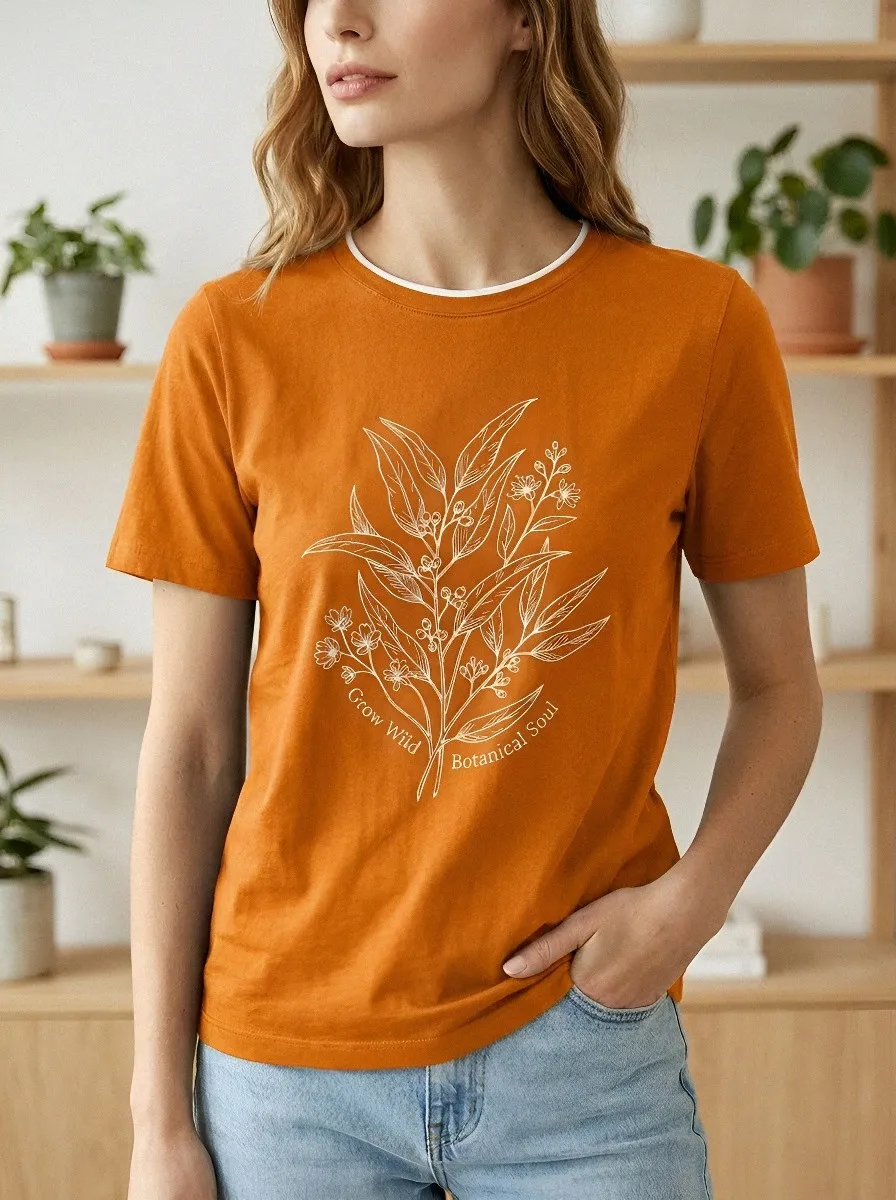 Nature Lover Botanical T-Shirt Classic