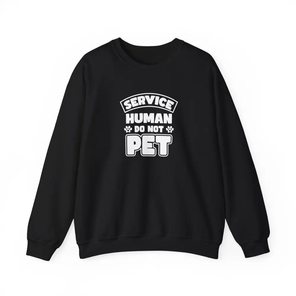 Pet Human Graphic Crewneck Sweatshirt