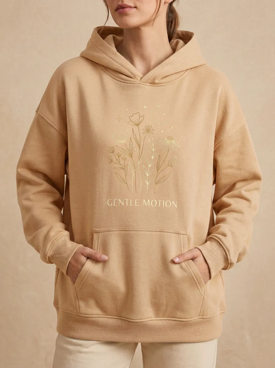 Celestial Floral Gentle Motion Hoodie