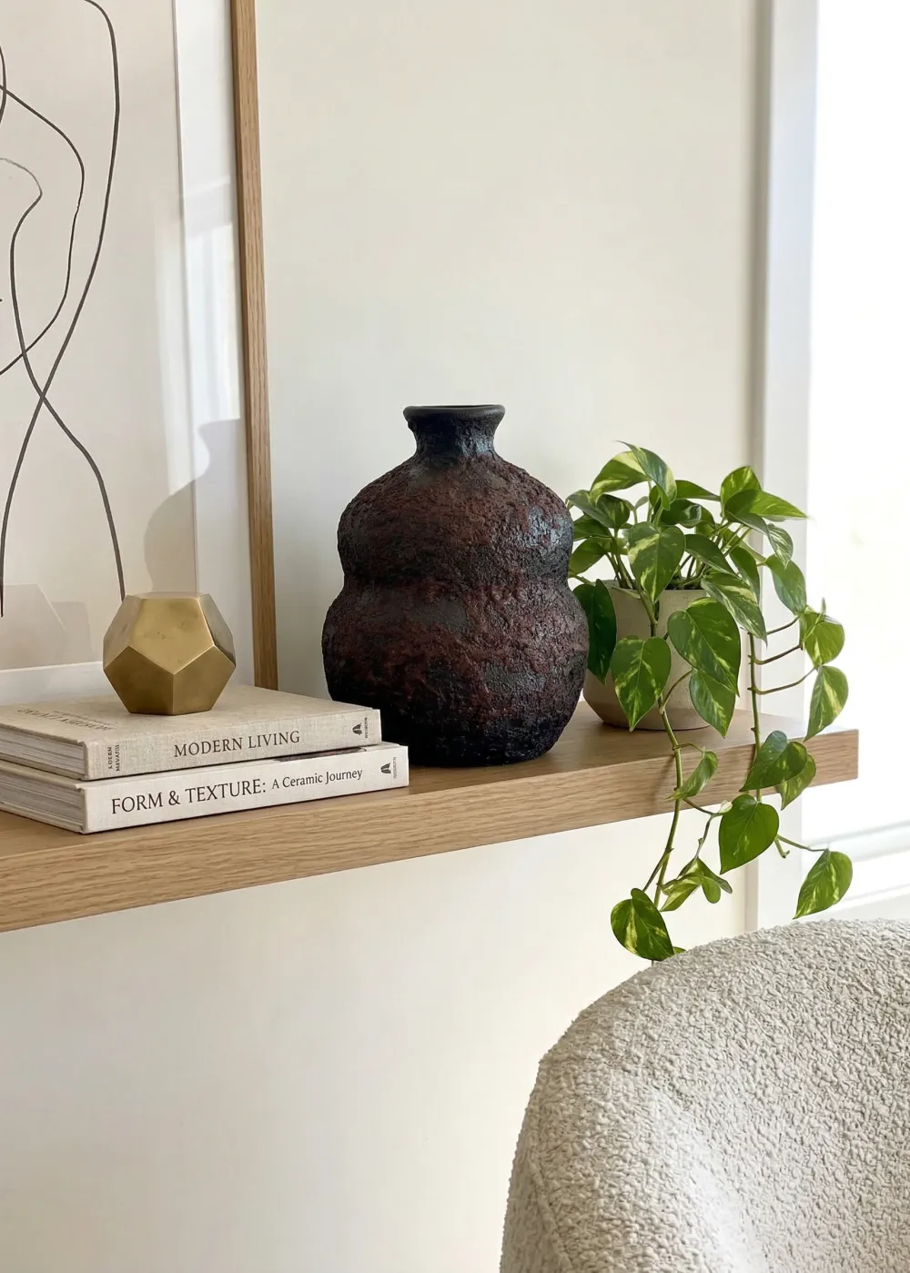 Mudstone Rustic Terracotta Vase Medium