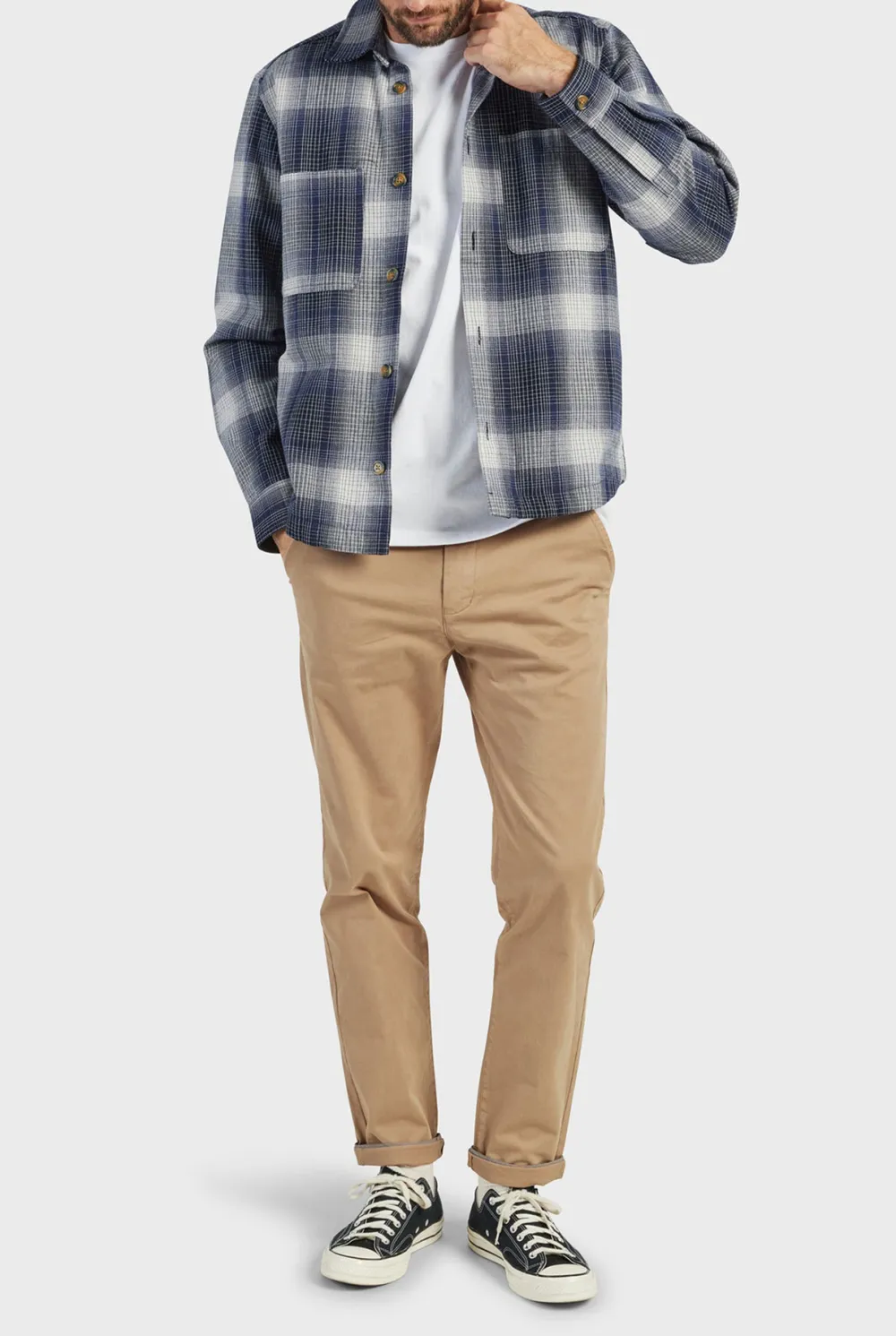 Plaid Flannel Casual Long Sleeve Shirt