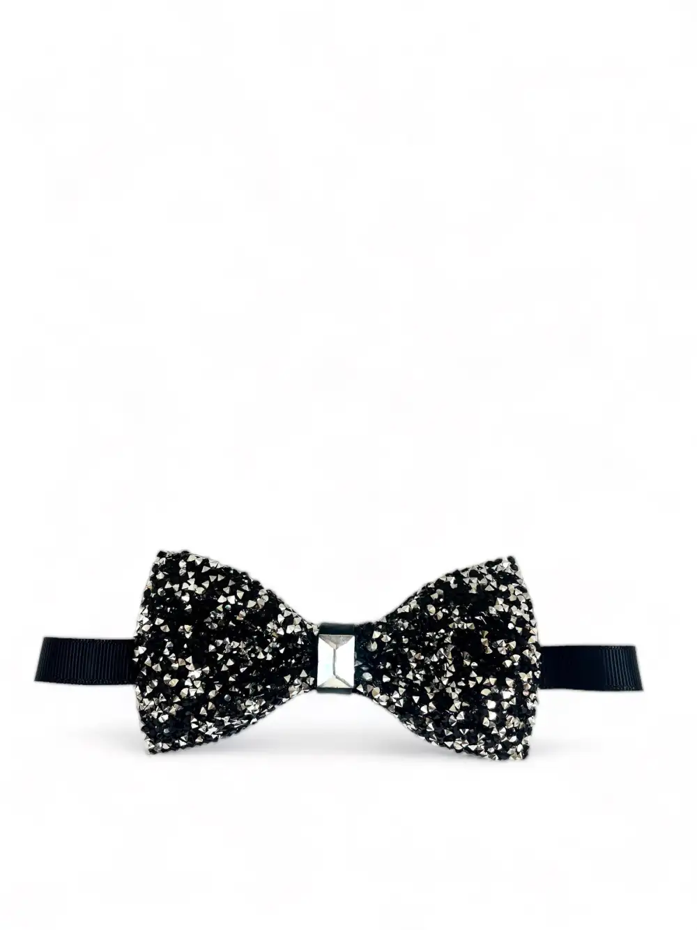 Neat Rhinestone Polyester Pre-Tied Bow Tie
