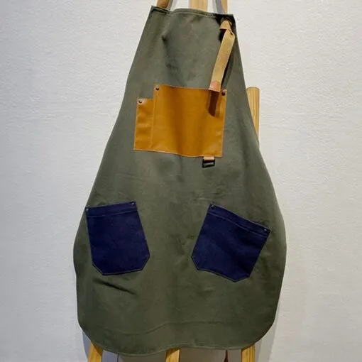 Denim Canvas Cotton Strap Kitchen Work Apron