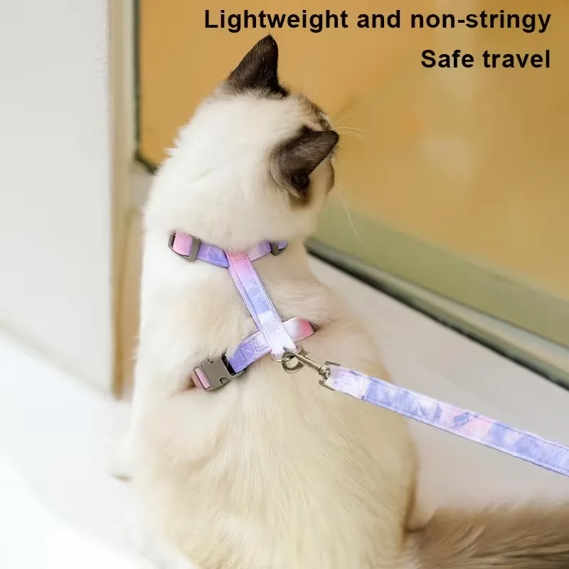 Gradient Pet Harness & Leash Set