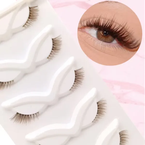 Lightweight & Fluffy Natural Brown Lashes