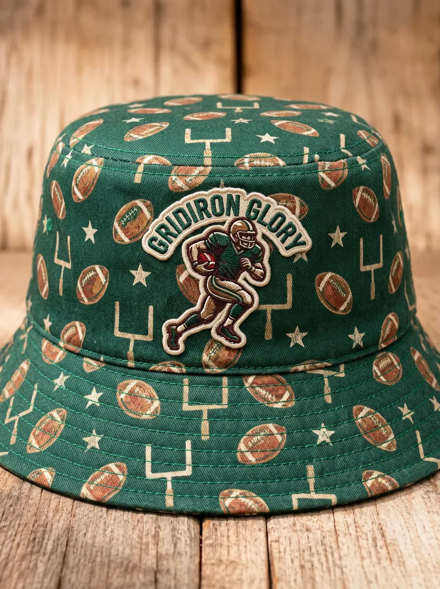 Gridiron Glory Football Bucket Hat