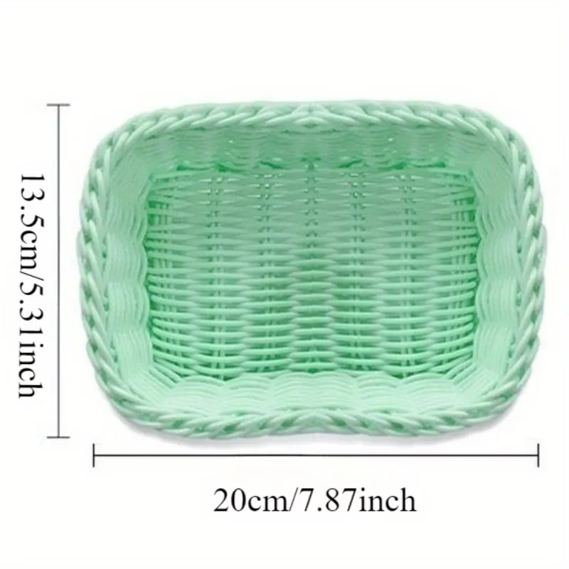 Pastel Woven Storage Basket
