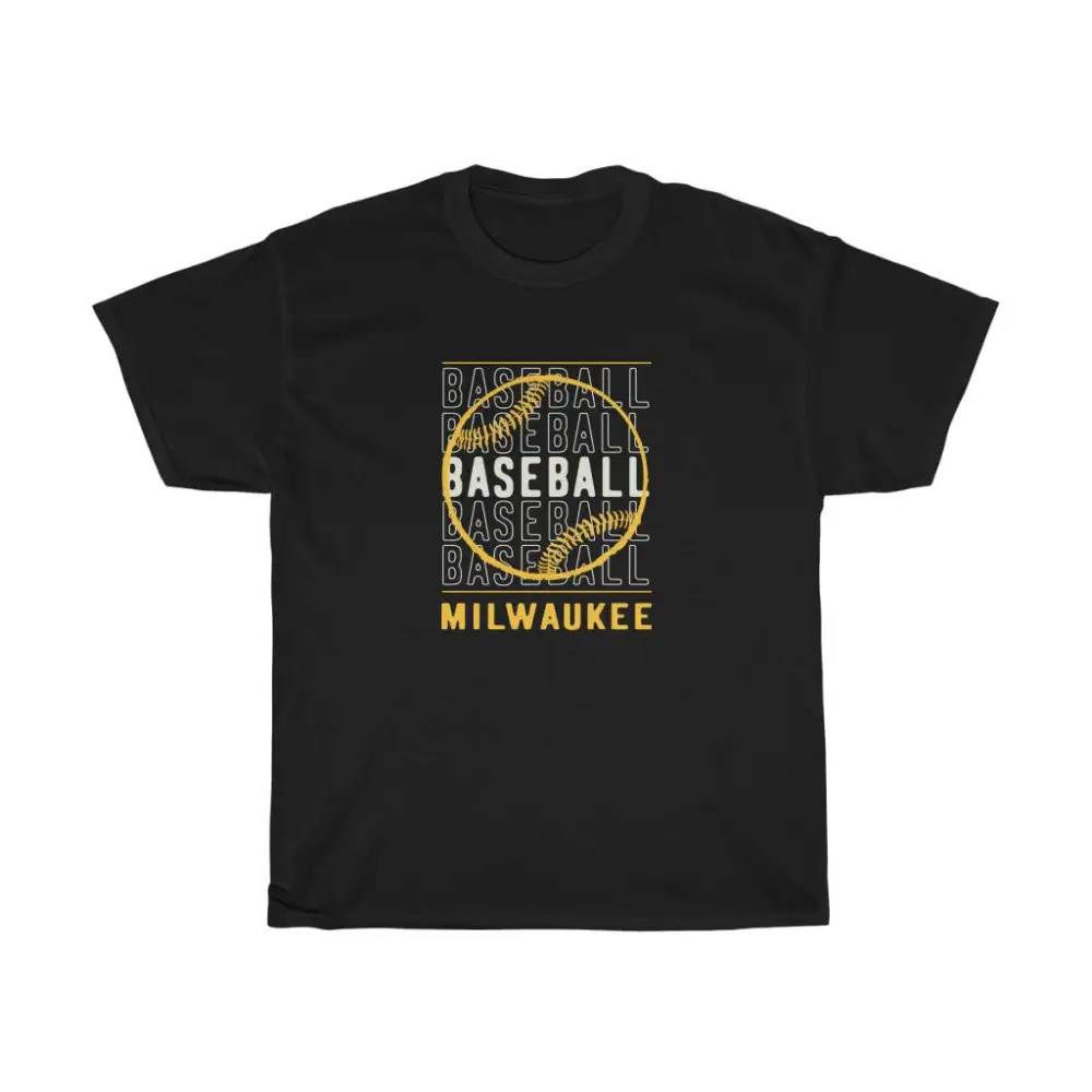 Baseball Milwaukee with Baseball Graphic T-Shirt