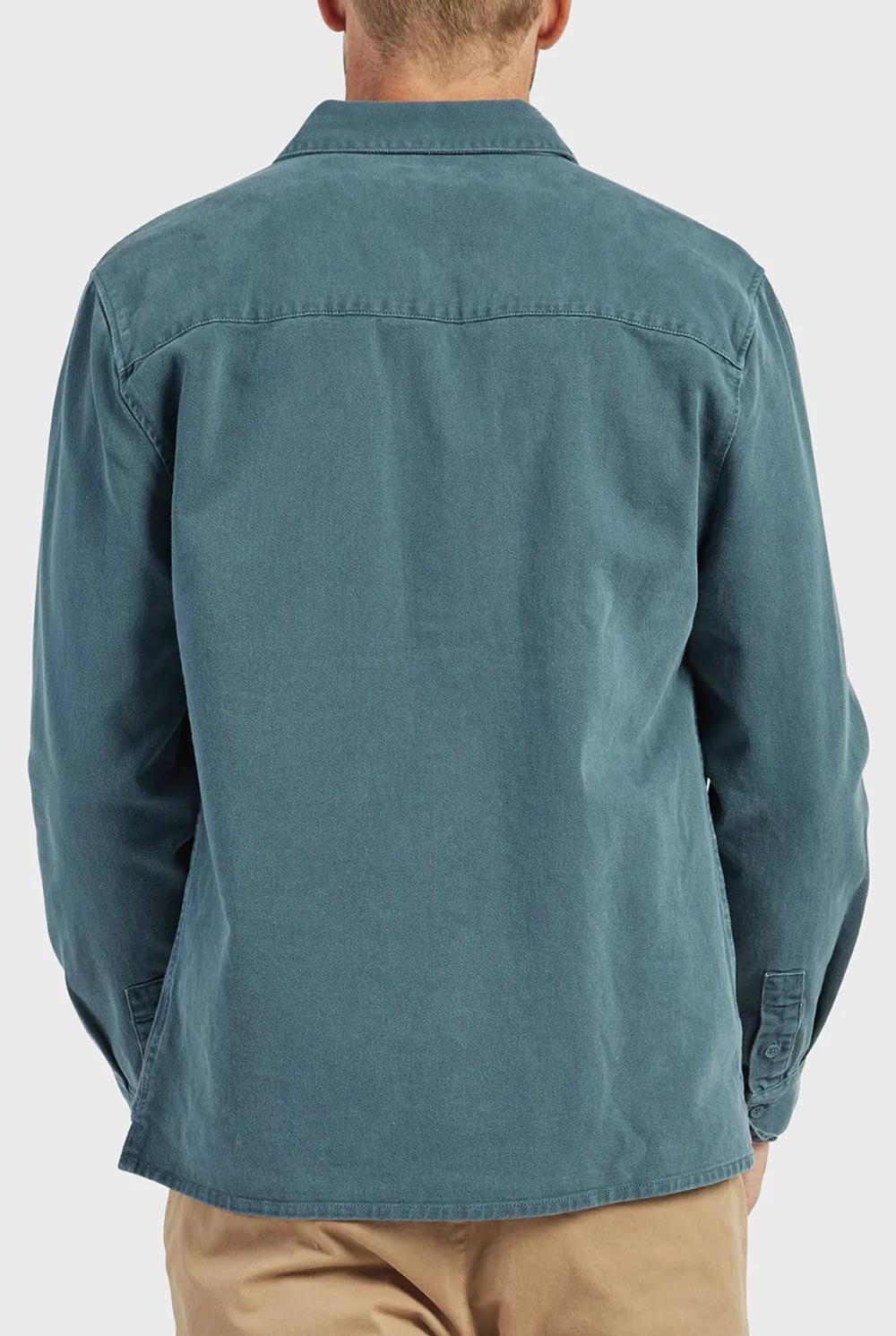Casual Style Overshirt-Aloe beige