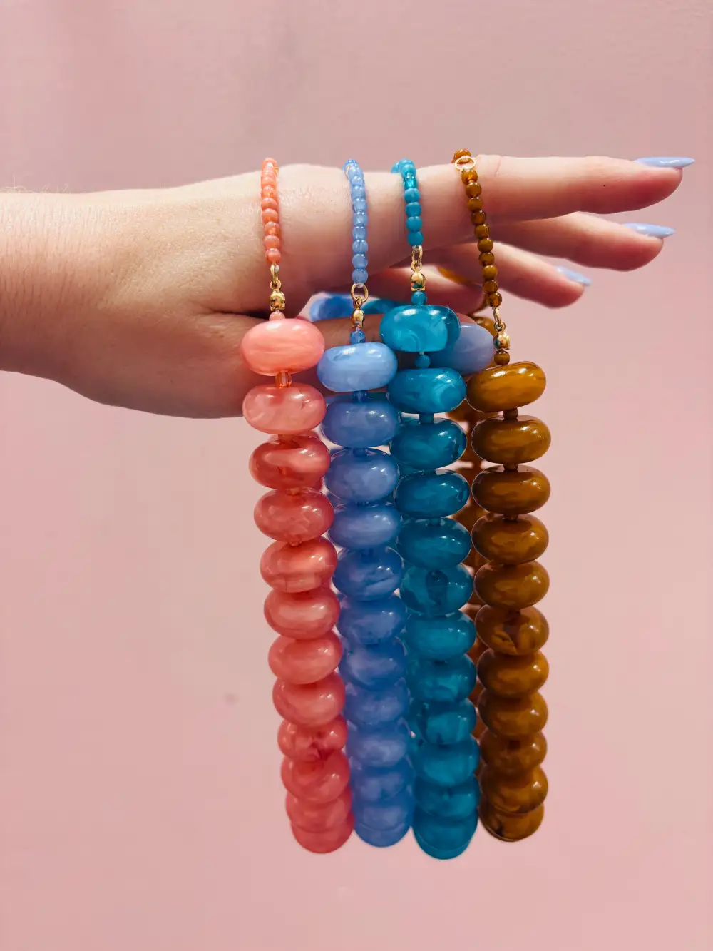 Beaded Candy Statement Necklace