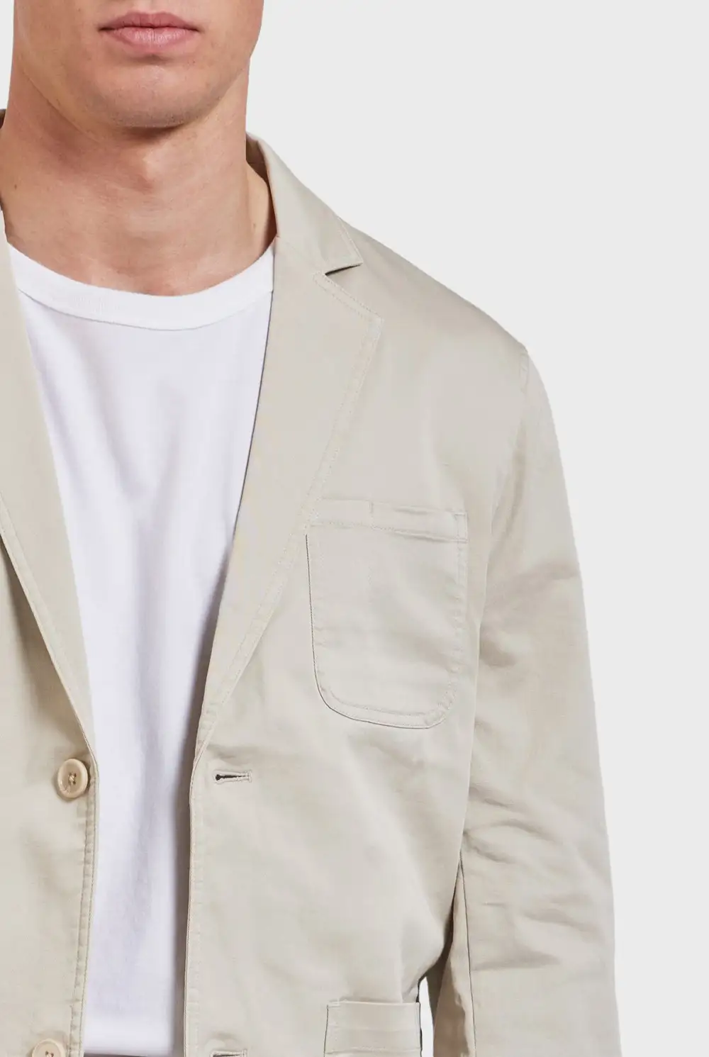 Minimalist Unstructured Casual Blazer Jacket