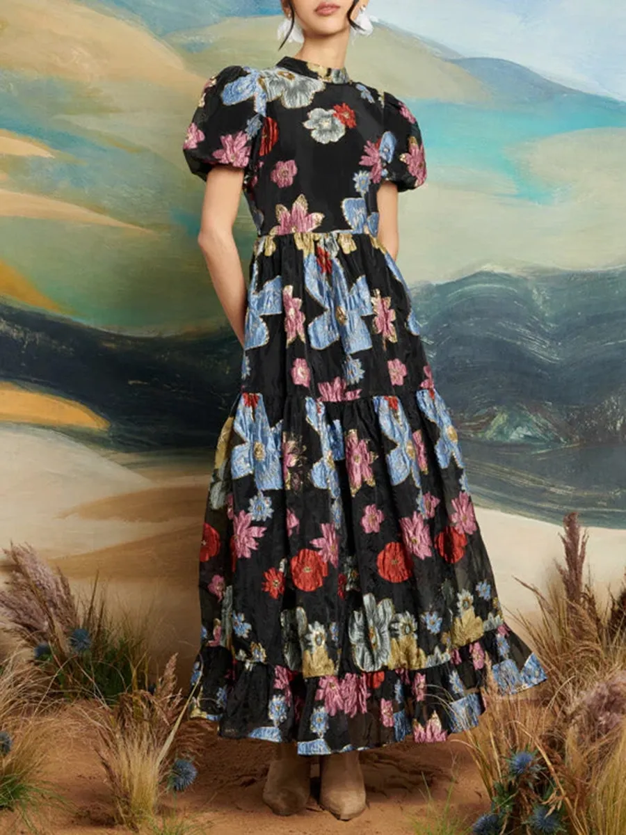 Jacquard Midi Dress