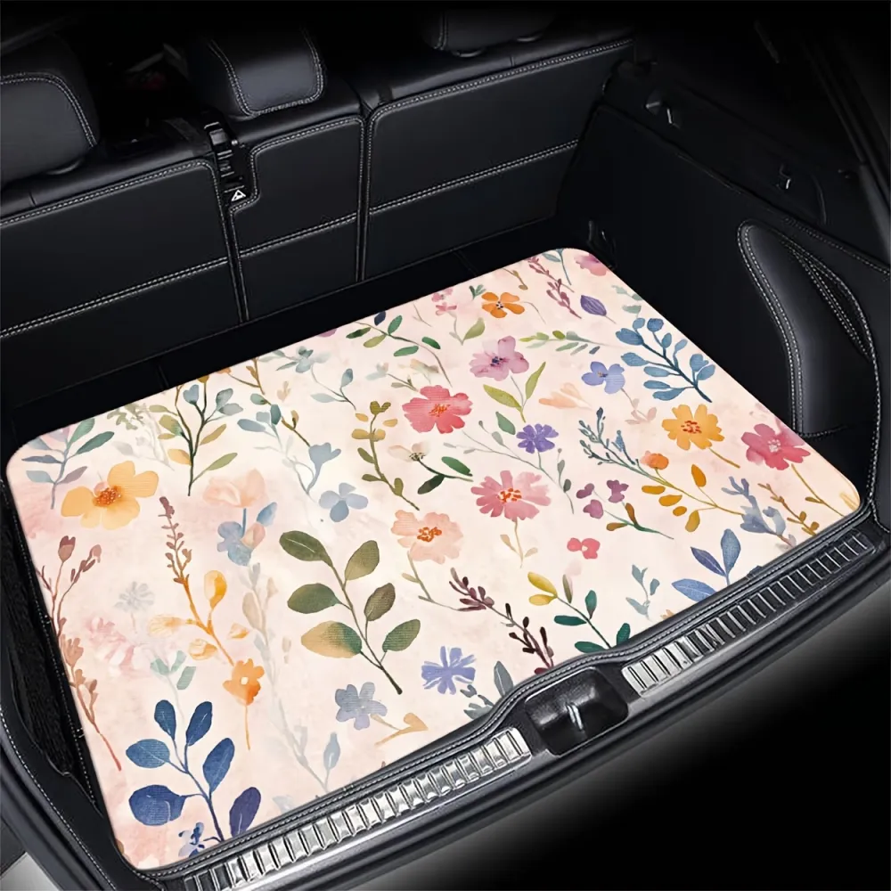 Floral Car Cargo Liner