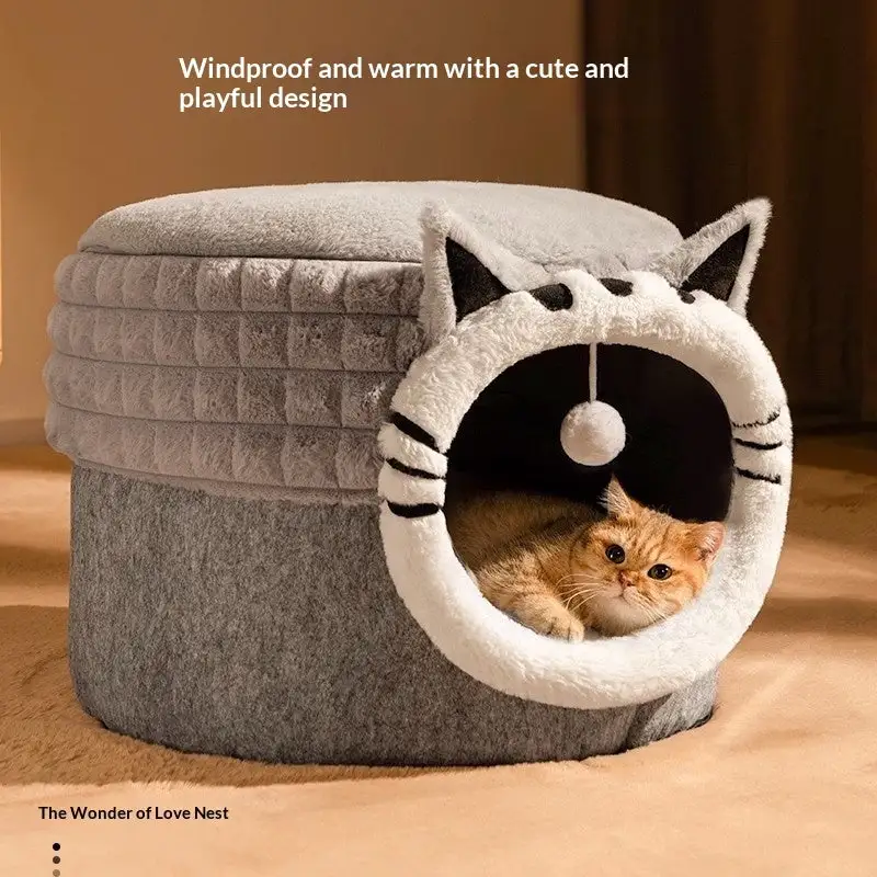 Enclosed Hideaway Cat Bed